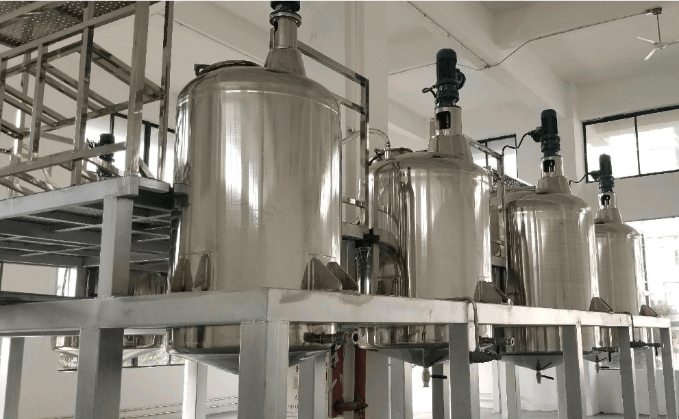 (圖:洗衣液生產車間)