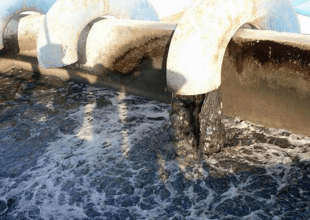 (圖:養(yǎng)殖場(chǎng)污水泡沫處理池)