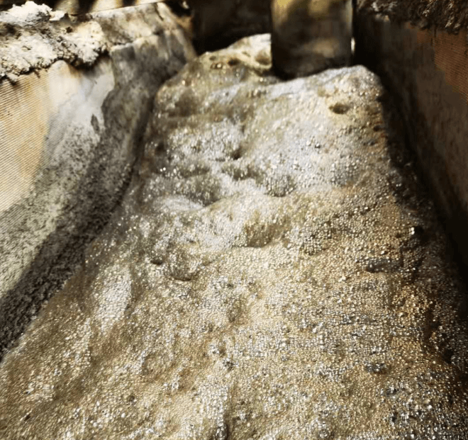 (圖:脫硫塔起泡現場)